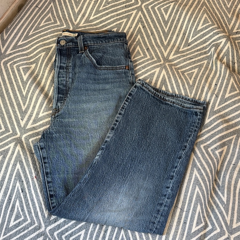 Levi's Blue Ankle & Cropped Jeans